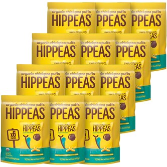 Hippeas Organic Chickpea Puffs, Vegan White Cheddar Packs